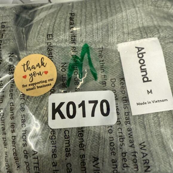 Abound Boxy Sweater Halo Green Women's Size Medium Baggy Soft Comfortable M - Picture 11 of 11